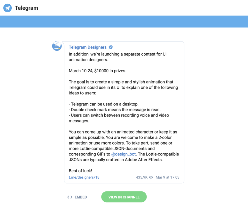Конкурс Telegram | DigiVox.by